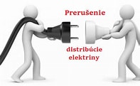 Oznámenie o prerušení distribúcie elektriny 1